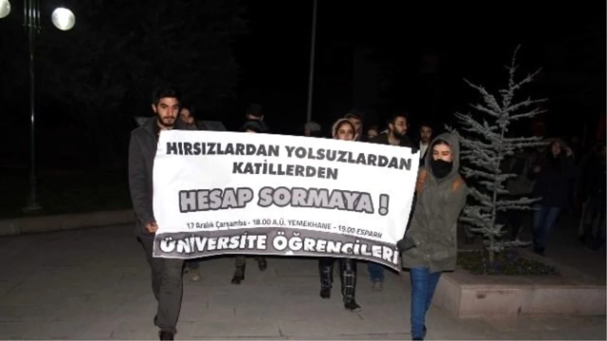 Eskişehir\'de 17 Aralık Protesto Edildi