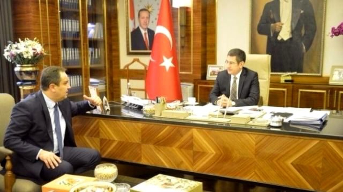Giresun Belediye Başkanı Aksu, Bakan Canikli ile Görüştü