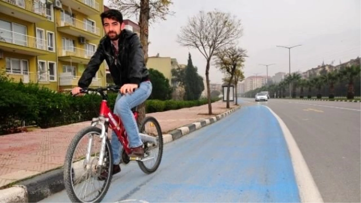 Manisa\'da Bisikletliler İçin \'Mavi Yol\'