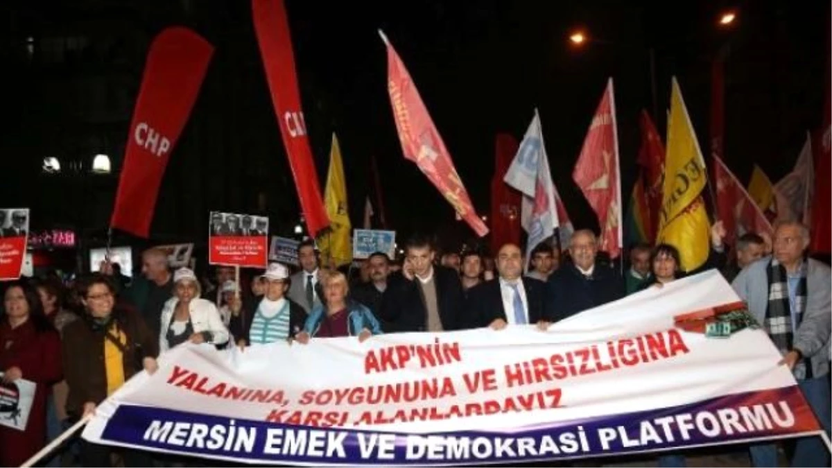 Mersin\'de 17 Aralık Protestosu