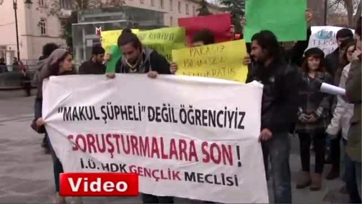 İstanbul Üniversitesi\'nde Protesto!