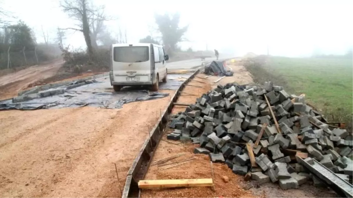 Körfez Sevindikli - Kutluca Arasına Beton Yol