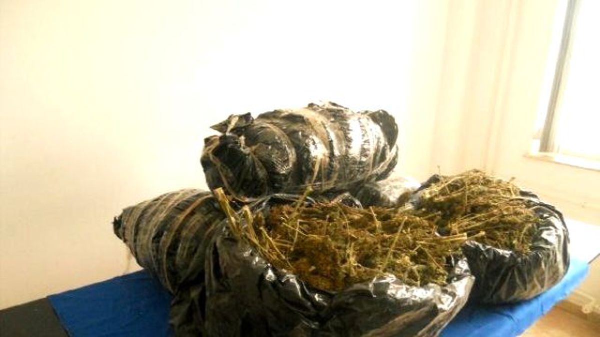 Sınırdaki Çuvalda 19 Kilo 375 Gram Esrar