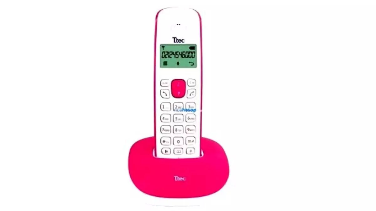 Ttec Td250 Pembe Dect Telefon