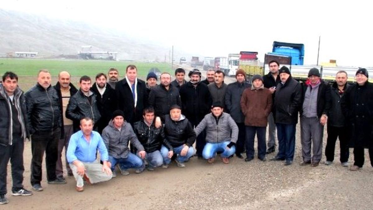 Yerel Yatırımcılardan İş Alamayan Kamyoncular Kontak Kapattı