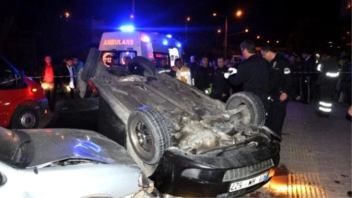 Adana\'da Aşırı Hız Yapan Otomobil Takla Attı: 1 Ölü, 2 Yaralı