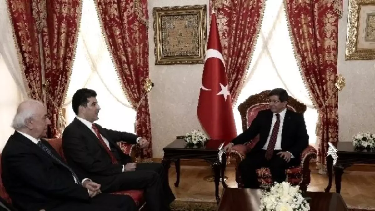 Başbakan Davutoğlu, Barzani ile Bir Araya Geldi