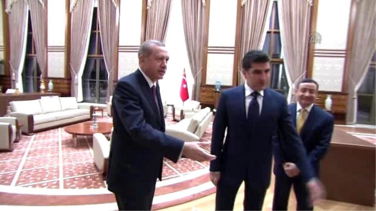 Erdoğan, Neçirvan Barzani\'yi Kabul Etti