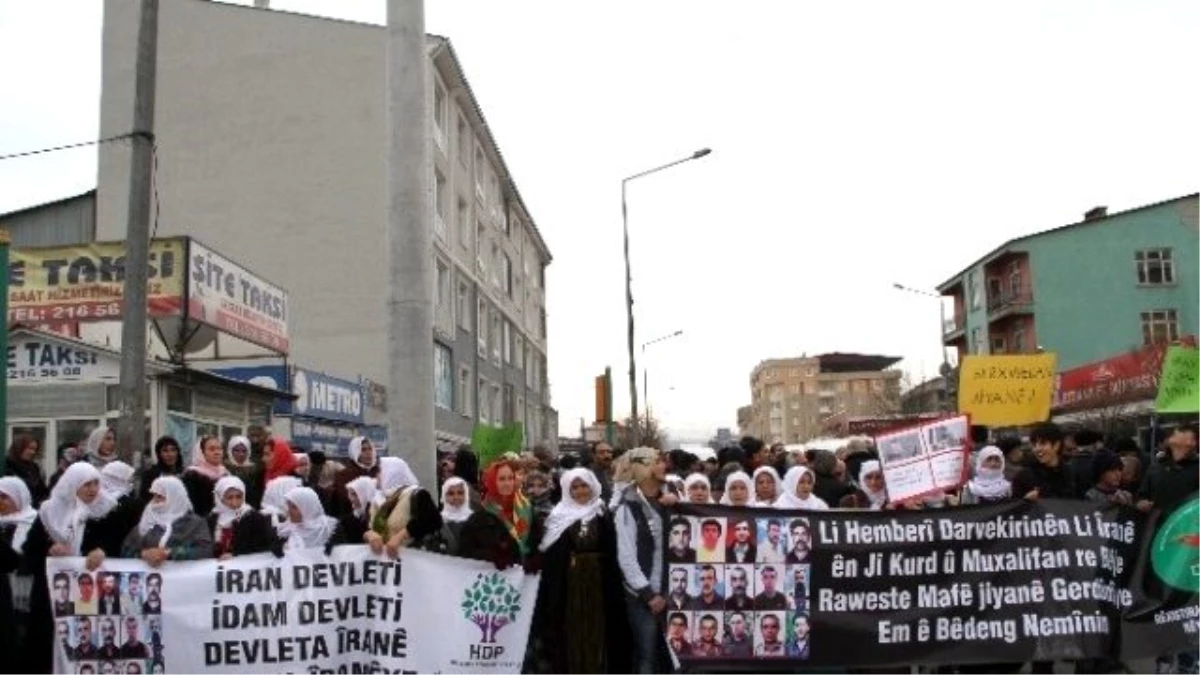Hdp ve Dbp\'den İran\'daki İdamlara Protesto