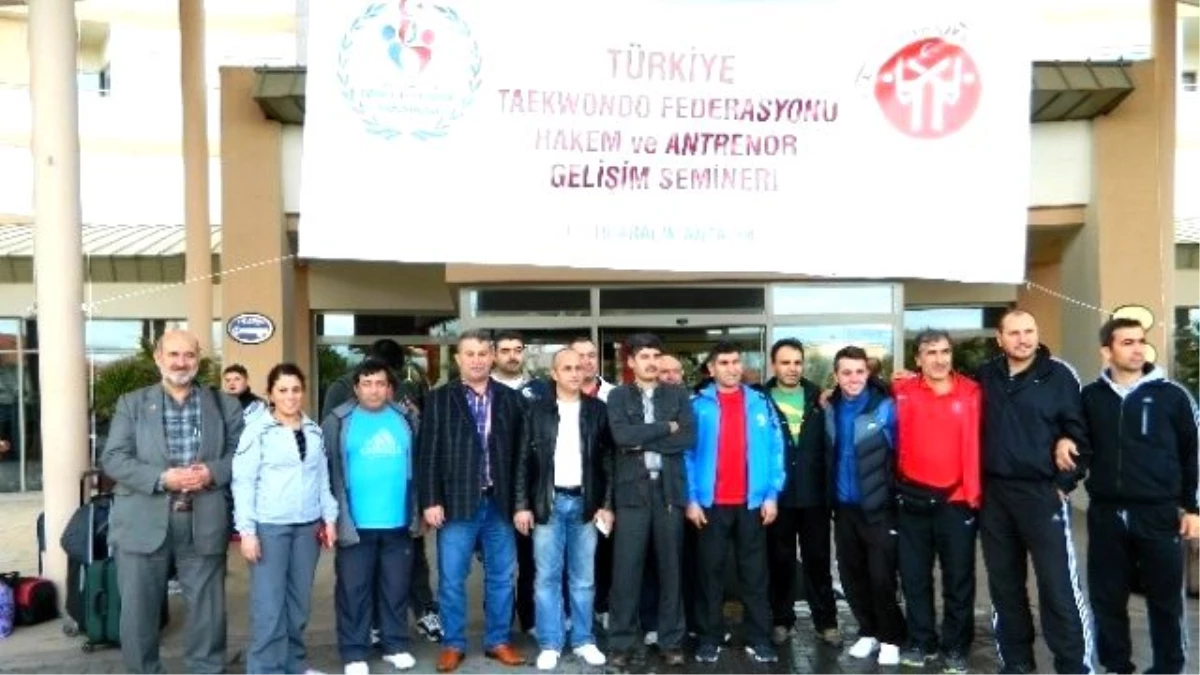 Taekwondo Seminerleri Antalya\'da Yapıldı