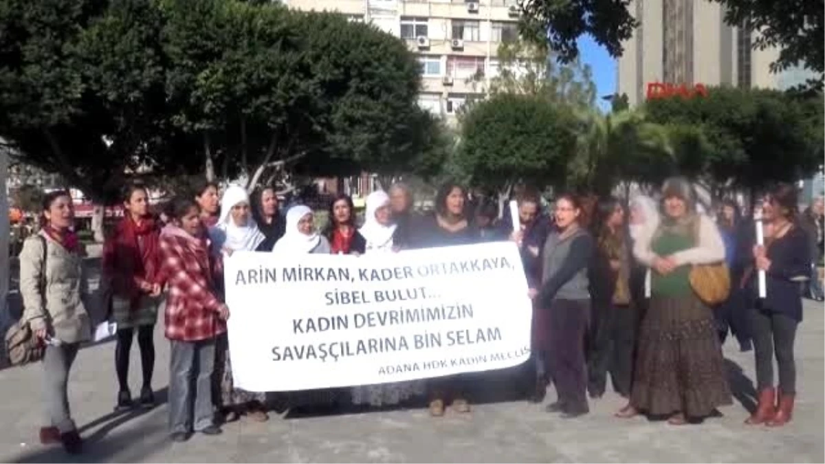 Adana Kadınlardan, Kobani\'de Ölen Sibel Bulut İçin Eylem