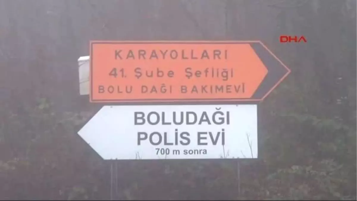 Bolu Dağında Sis Ulaşımı Etkiledi