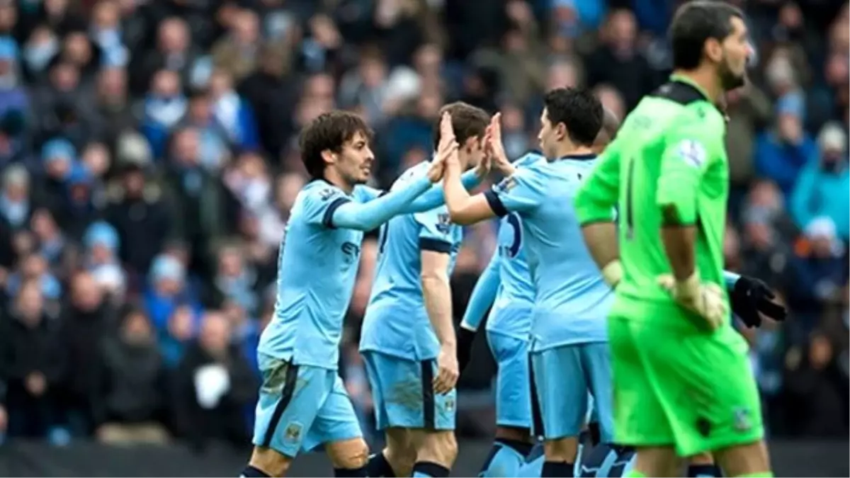 Manchester City, Crystal Palace\'ı 3-0 Yendi