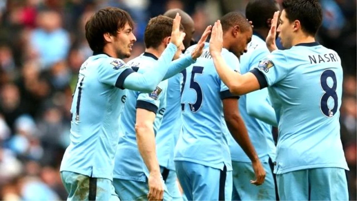 Manchester City Forvetsiz Kazandı: 3-0