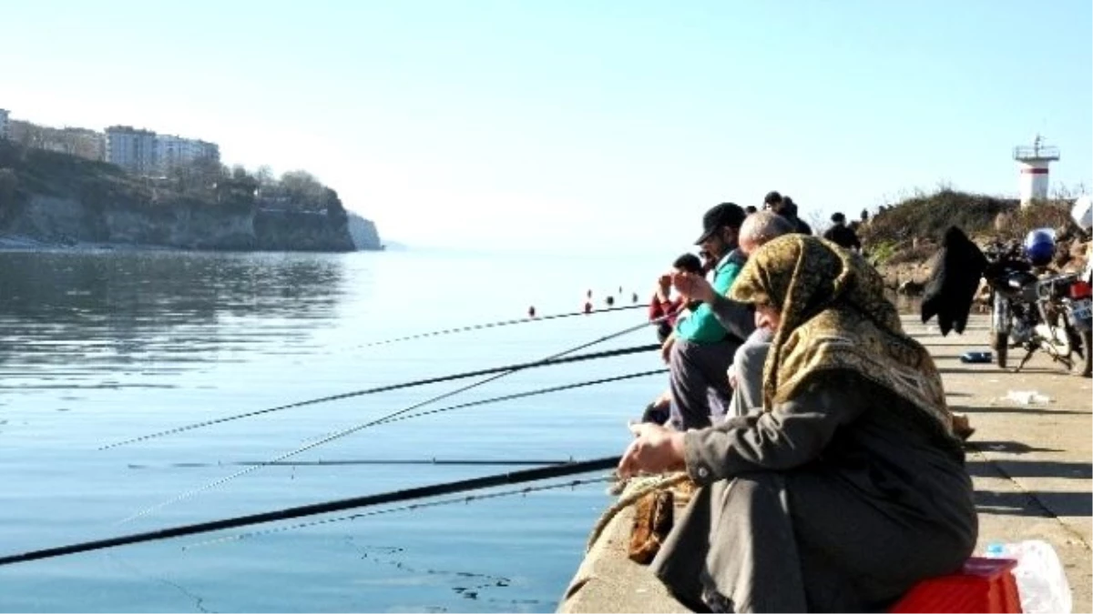 72 Yaşındaki Fadime Ninenin Olta Balıkçılığı Merakı