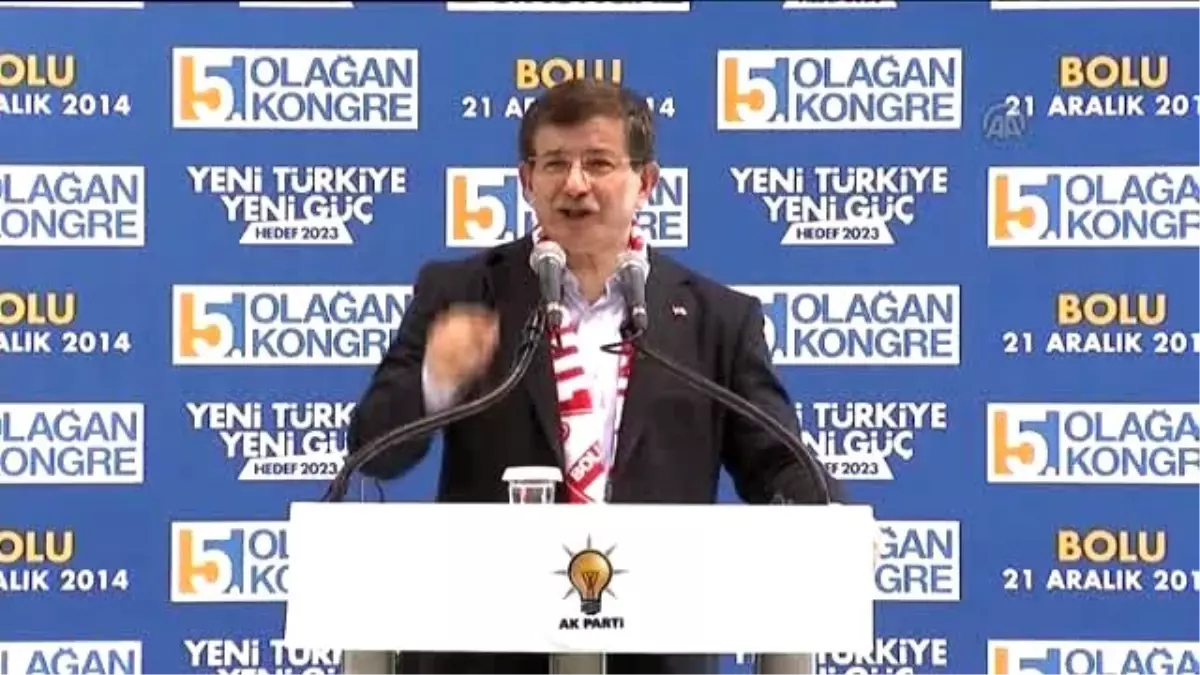 Başbakan Davutoğlu, İl Kongresi\'nde Konuştu