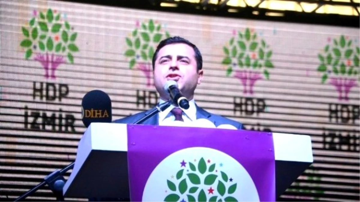 Demirtaş "HDP ile AK Parti Anlaştı" Sözlerine Sert Çıktı