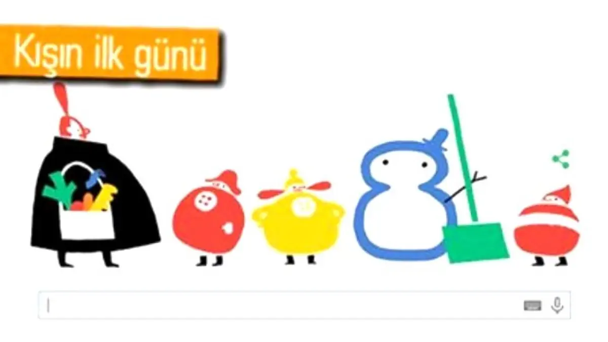 Google\'dan \'Kış Gündönümü\' İçin Doodle