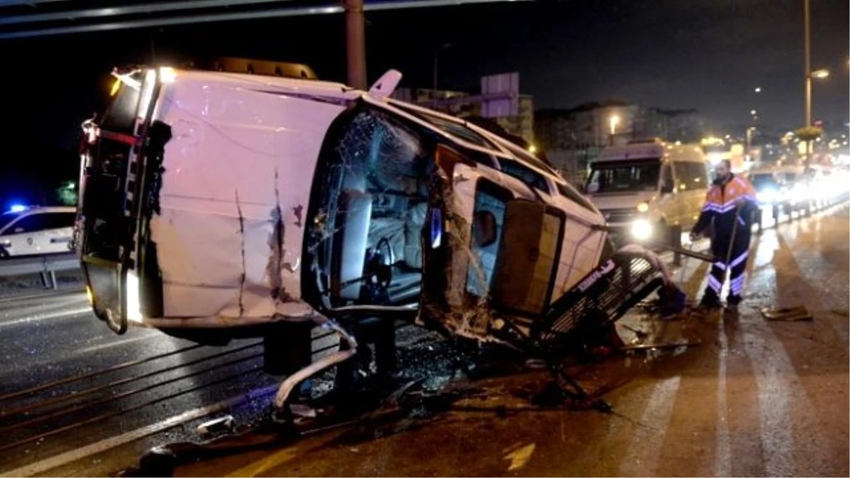 Zeytinburnu\'nda Trafik Kazası : 1 Yaralı