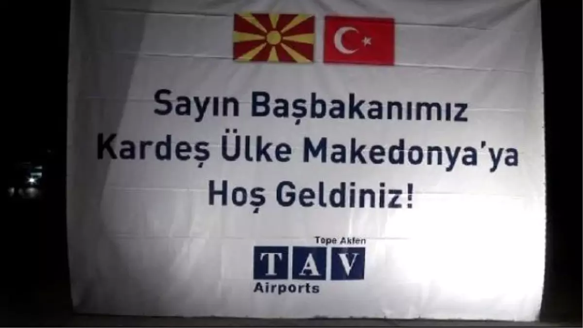 Başbakan Davutoğlu, Makedonya\'da