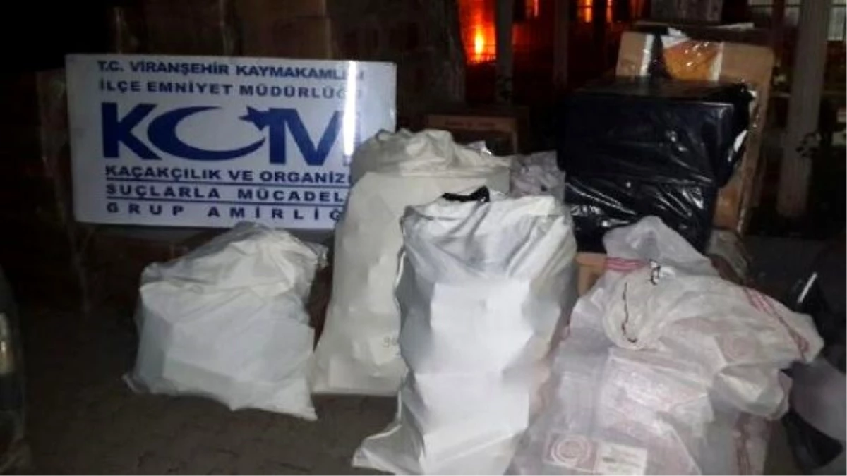 Viranşehir\'de Kaçak Sigaraya 5 Gözaltı