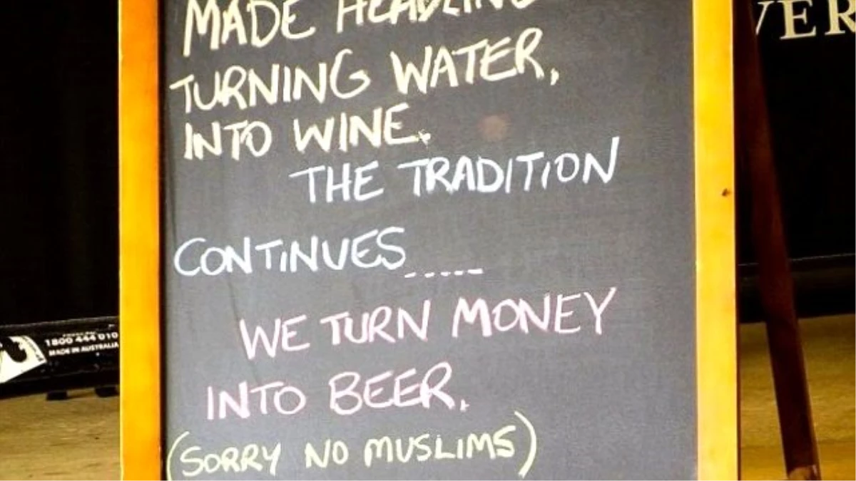 Avustralya\'da "Müslümanlar Giremez" Yazısına Tepki