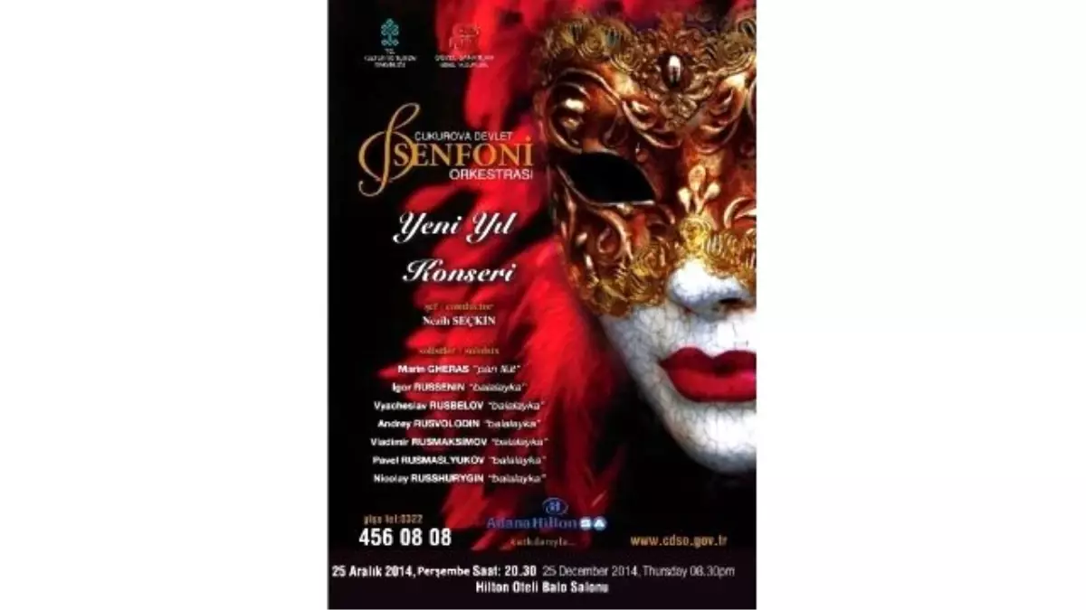 ÇDSO\'dan Balalayka ile Yeni Yıl Konseri