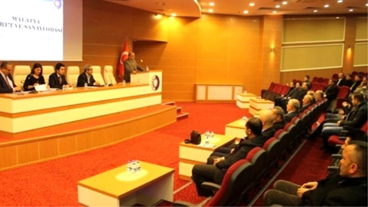 Malatya\'da Meslek Komitelerinin Ortak Toplantısı Yapıldı