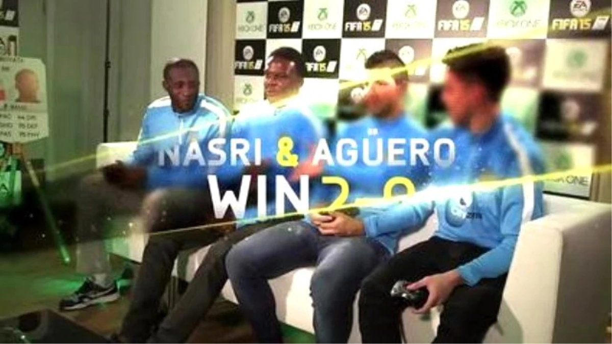 FIFA 15 - Manchester City Oyuncuları FIFA 15 Turnuvası - Agüero, Nasri, Touré, Boyata