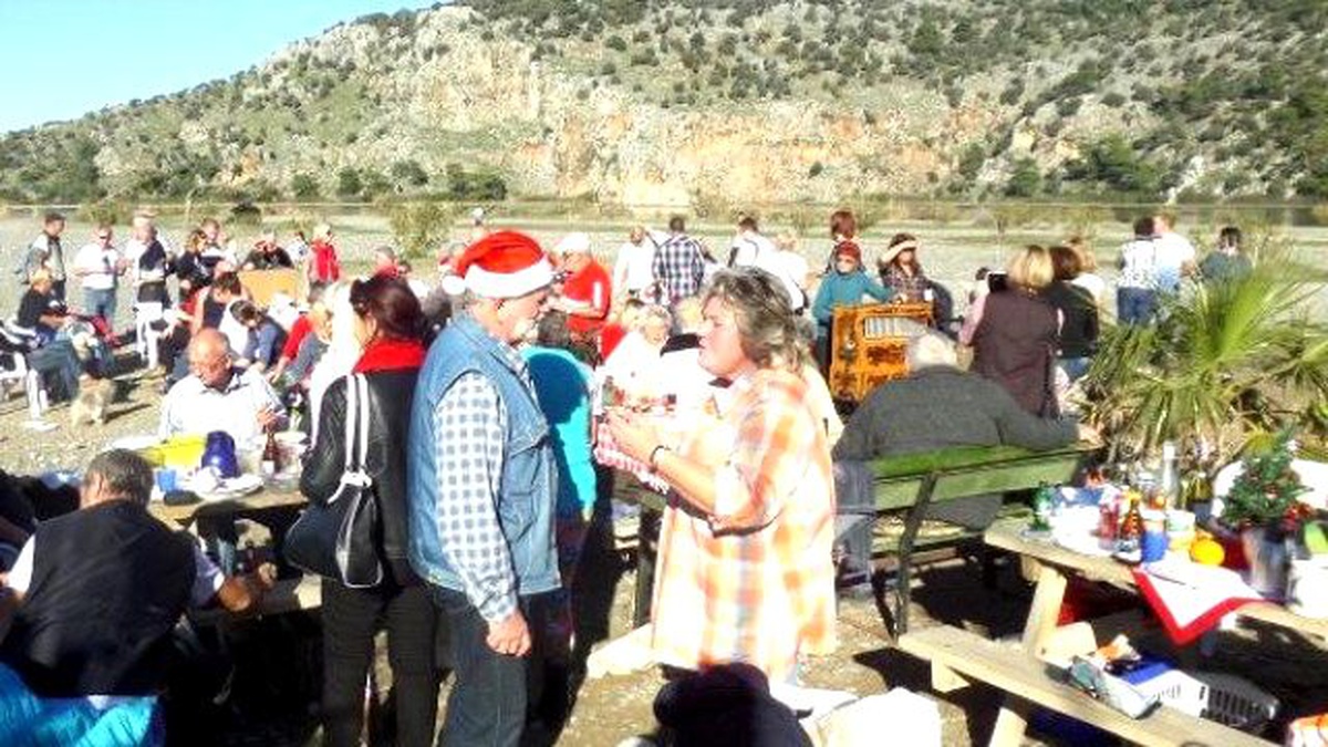 İztuzu Plajında Noel Kutlaması