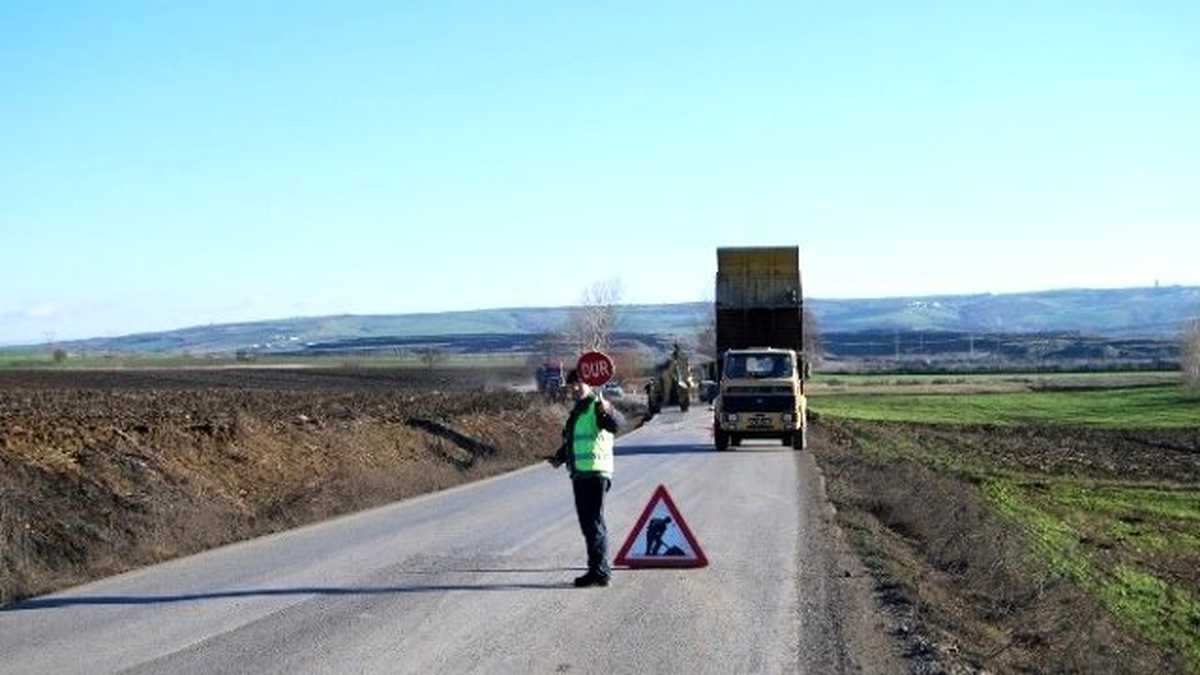 Tekirdağ Büyükşehir Belediyesi, Malkara Şahin Yolunu Onarmaya Başladı