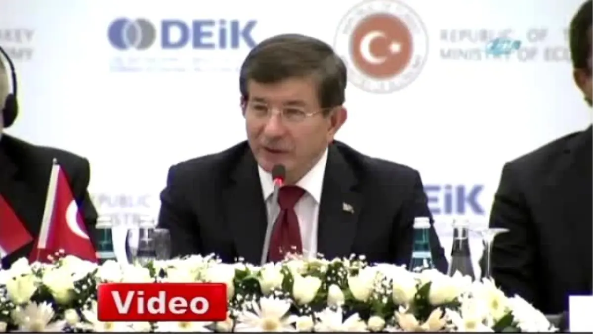 Başbakan Davutoğlu\'dan Türk İşadamlarına Çağrı