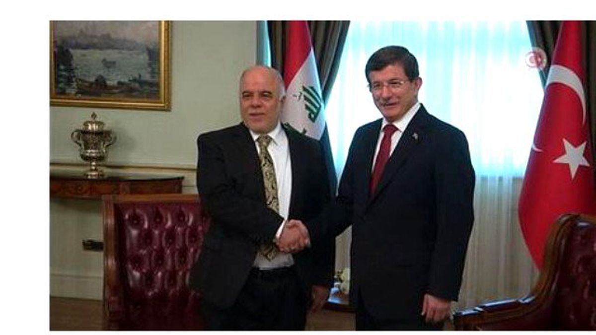 Davutoğlu Irak Başbakanı Haydar El Abadi\'yi Resmi Törenle Karşıladı