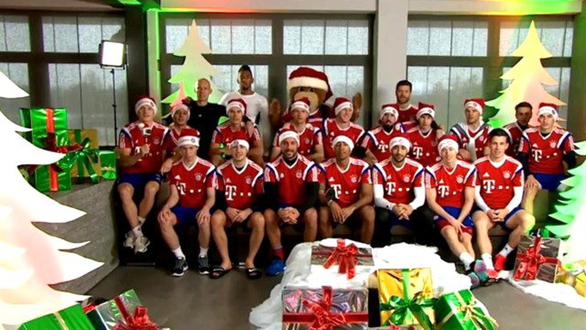 Bayernli Futbolculardan Noel Şarkısı