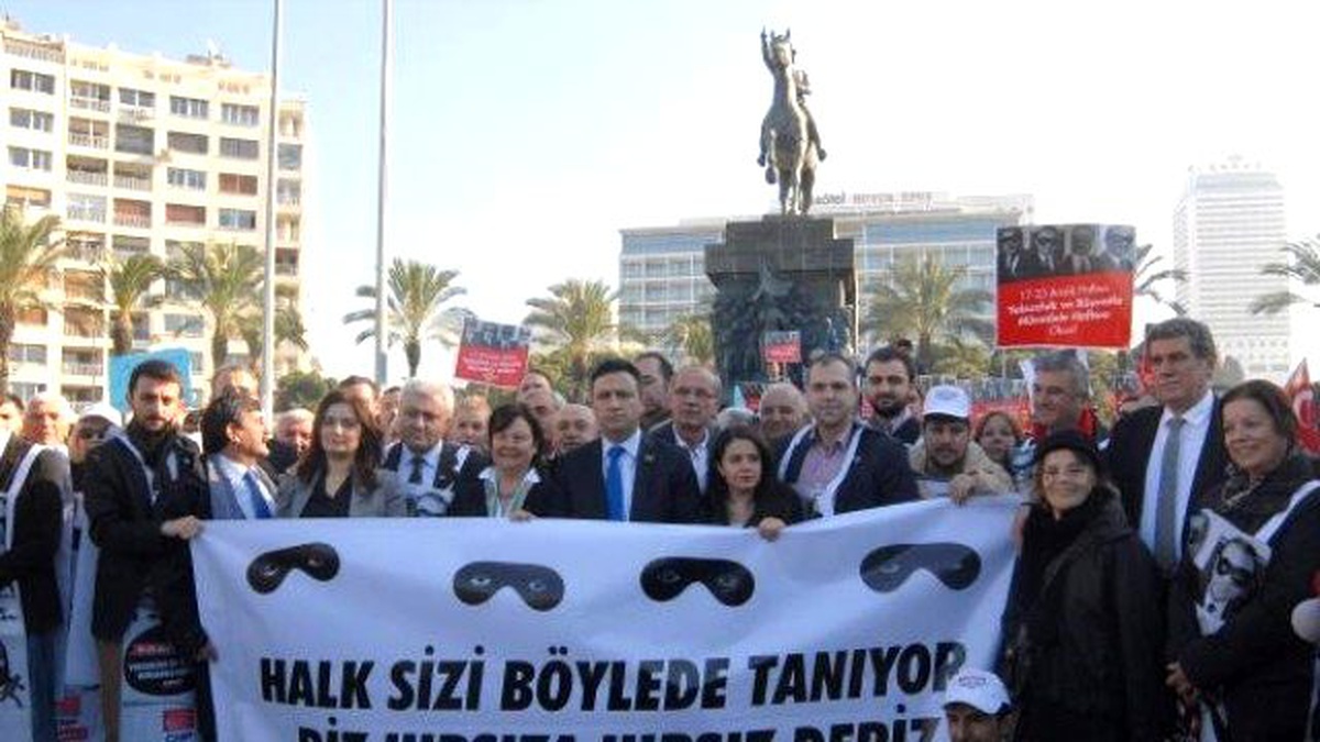 CHP Gençlik Kollarının Yürüyüşünde Gerginlik