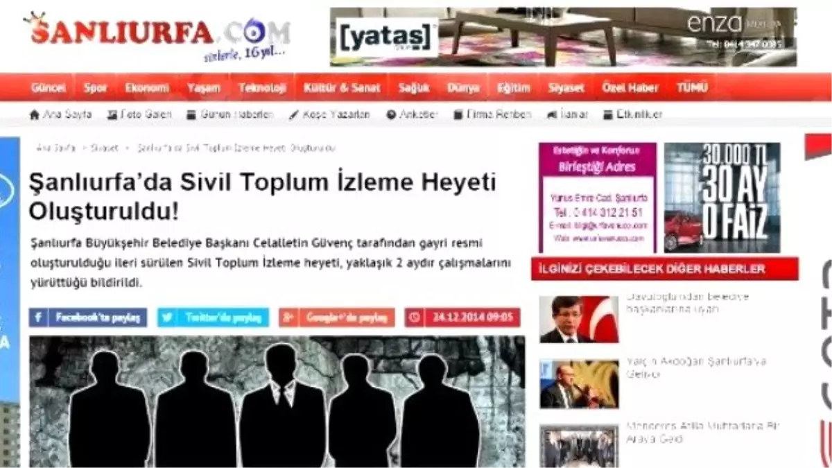 Sivil Toplum İzleme Heyeti İddialarına Yalanlama