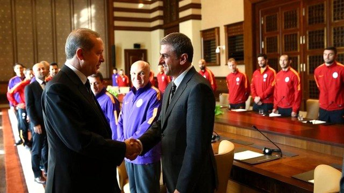 Galatasaray Cumhurbaşkanı\'nın Huzurunda