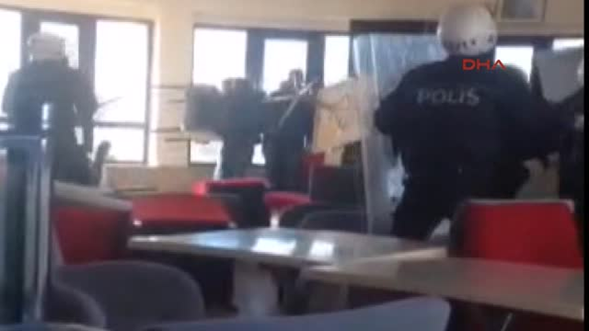 Kahramanmaraş Üniversitedeki Gerginlik Kamerada