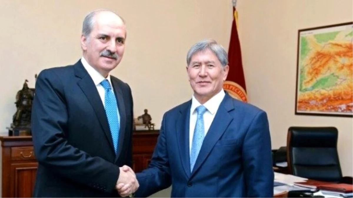 Kurtulmuş, Kırgızistan Cumhurbaşkanı Atambayev\'le Görüştü