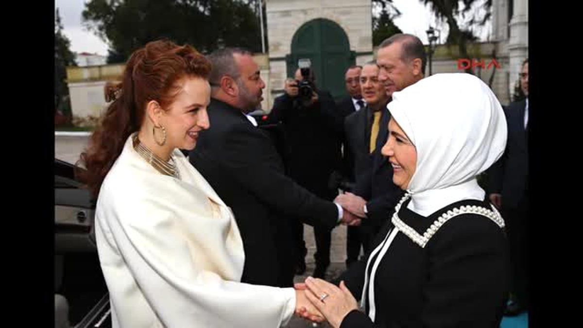 Cumhurbaşkanı Erdoğan, Fas Kralını Ailesiyle Birlikte Kabul Etti