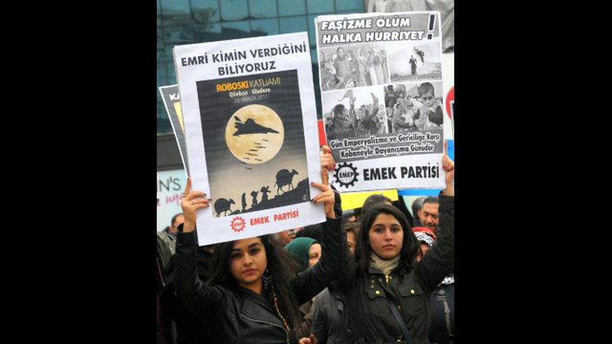 Gaziantep\'te Hdp\'lilerden Uludere Protestosu
