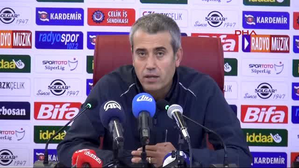 Karabükspor Teknik Direktörü: Çok Fazla Telaşlı Oynadık