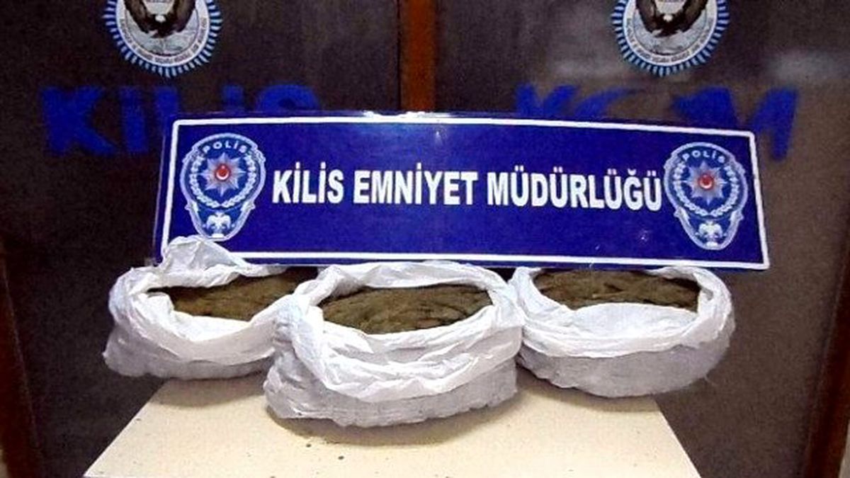 Kilis\'te 20 Kilo 190 Gram Esrar Yakalandı