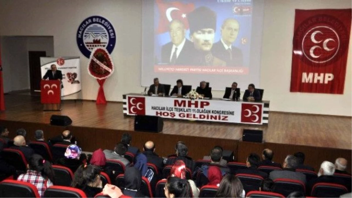 MHP Hacılar İlçe Kongresini Yaptı