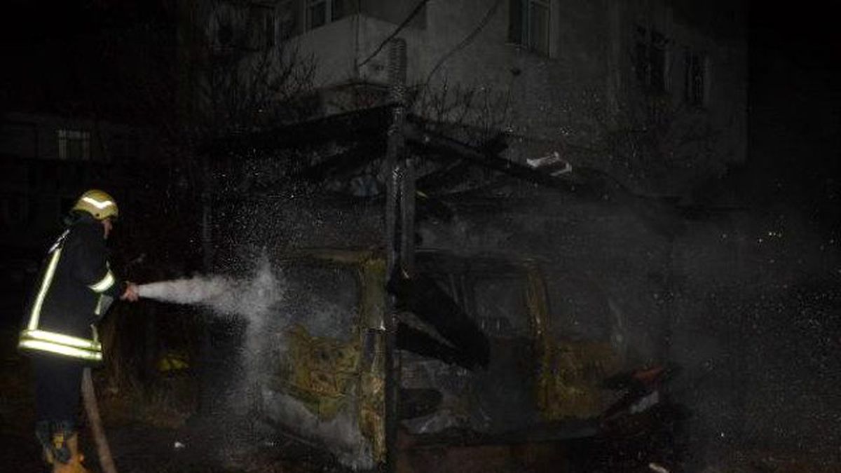 Araç, 10 Dakikada Kül Oldu