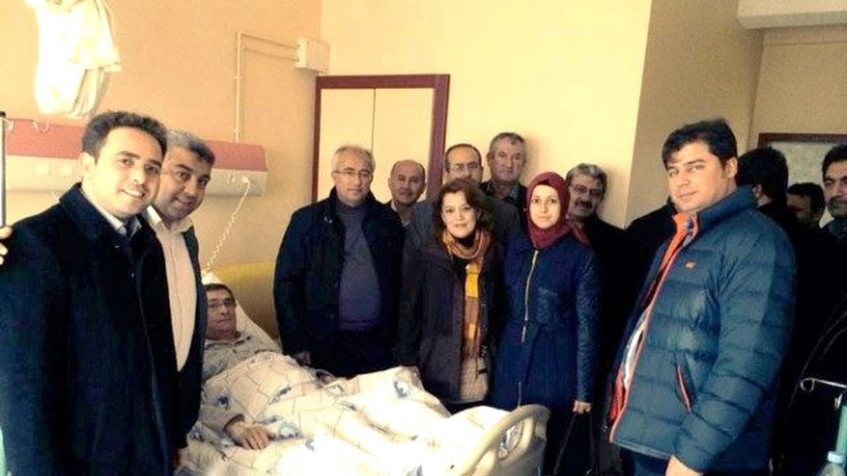 Beledıye Başkanı Fatih Çalışkan\'dan Hasta Zıyaretı