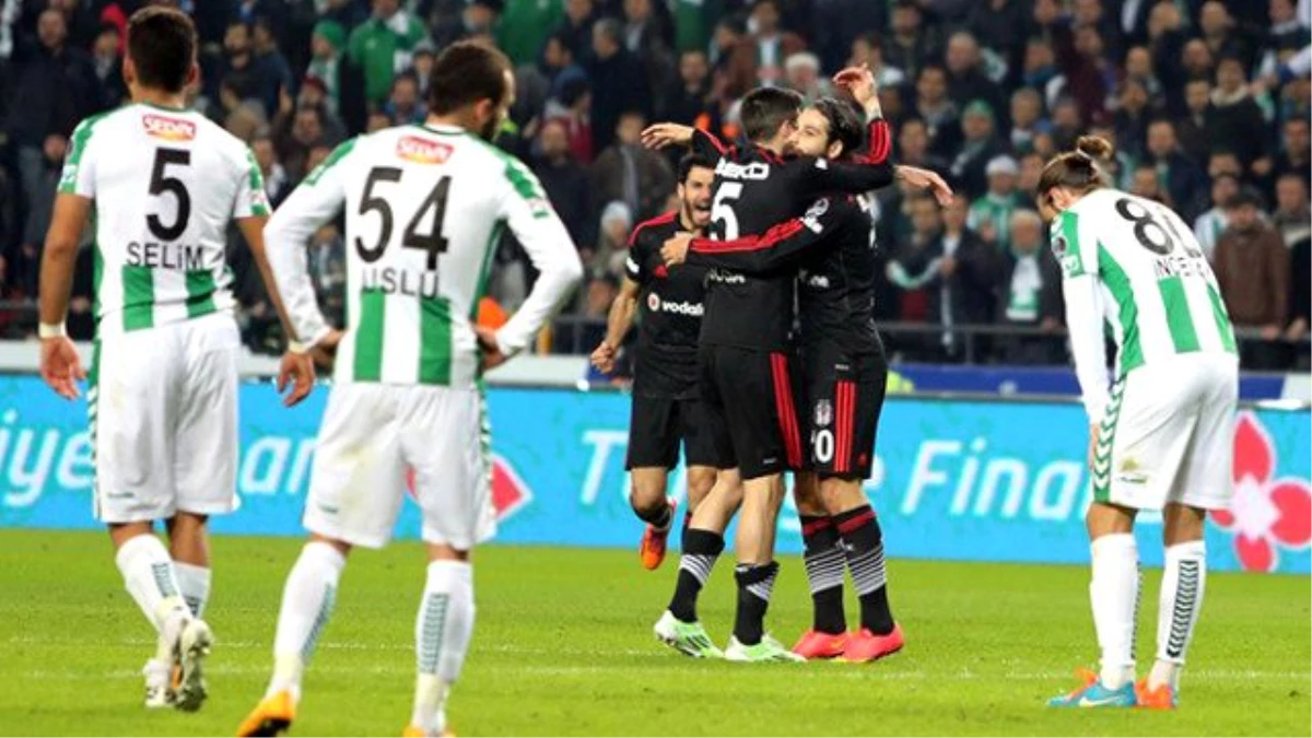 Beşiktaş, Torku Konyaspor\'u 2-1 Yendi