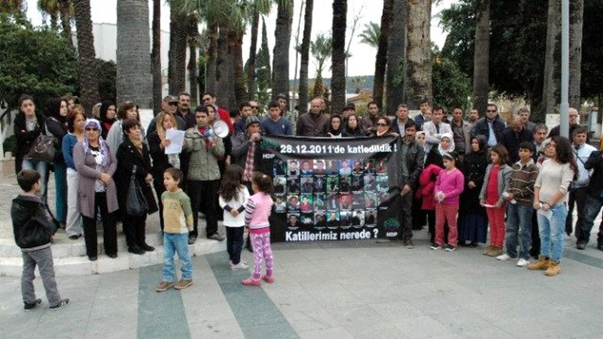 Bodrum\'da Uludere Protestosuna Tepki