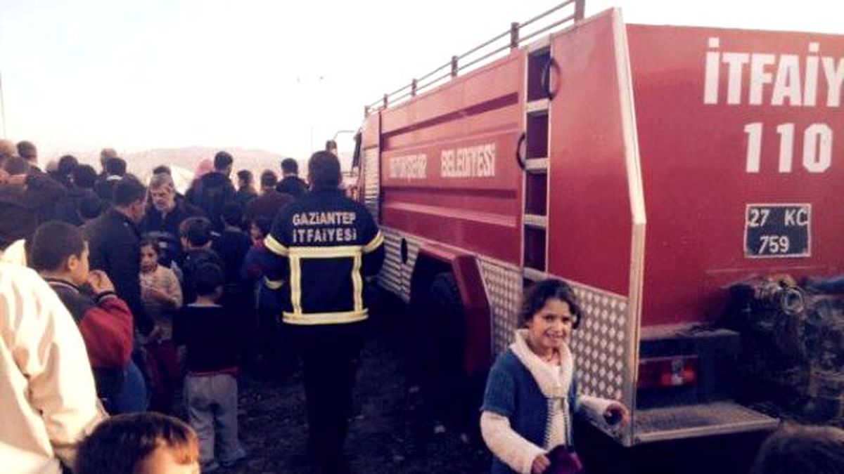 Çadır Kentte Yangın Paniği