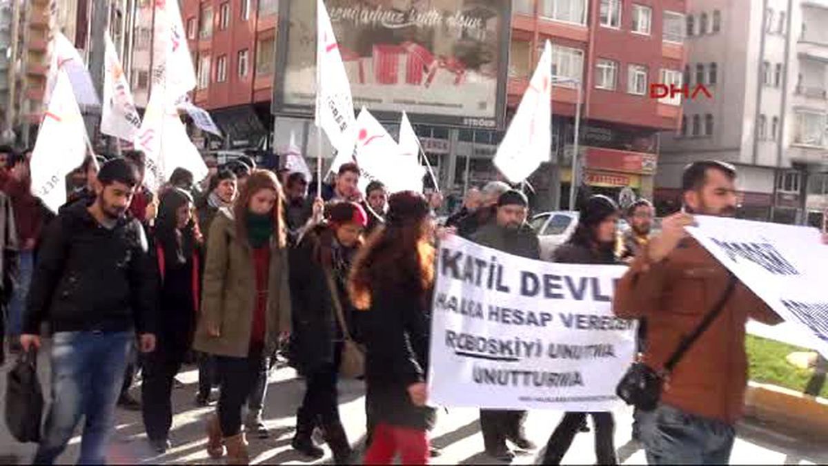 Çorum\'da Hdp\'liler, Uludere\'de Ölenleri Andı